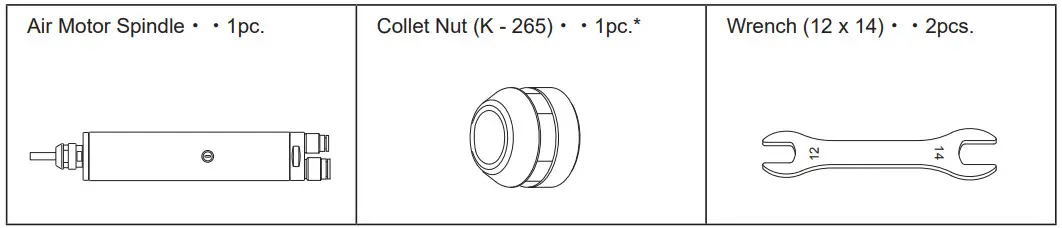 NAKANISHI PMR-3005K Air Motor Spindle - Figure 1