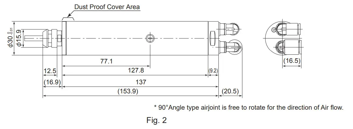 NAKANISHI PMR-3005K Air Motor Spindle - Figure 4