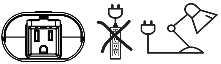 EVA LOGIK ZW96S Z Wave Outdoor Smart Plug - into the outlet