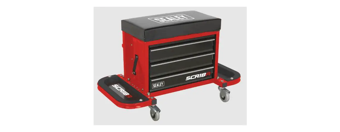 Sealey Scr18 Series Mechanics Utility Seat And Toolbox Instruction Manual Sealey Scr18 Series Mechanics Utility Seat And Toolbox Instruction Manual
