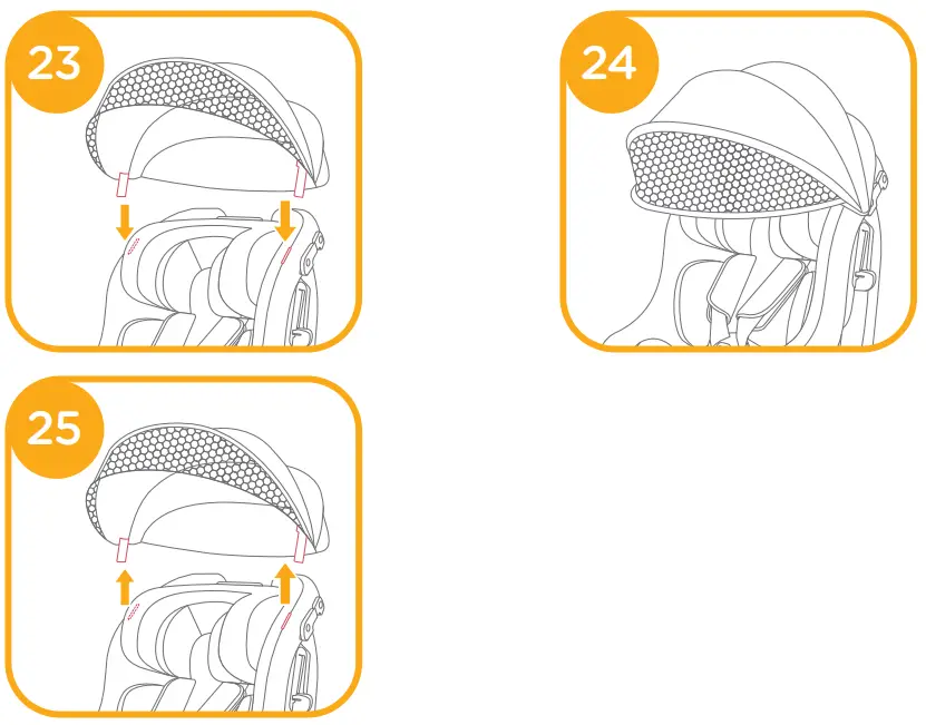 Joie Steadi R129 Enhanced Child Restraint Car Seat - Use Canopy