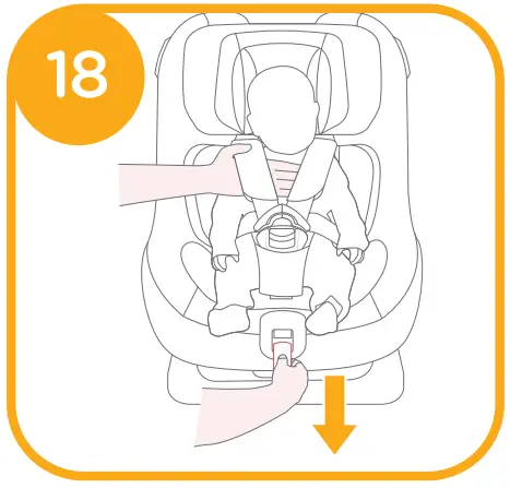 Joie Steadi R129 Enhanced Child Restraint Car Seat - adjustment webbing