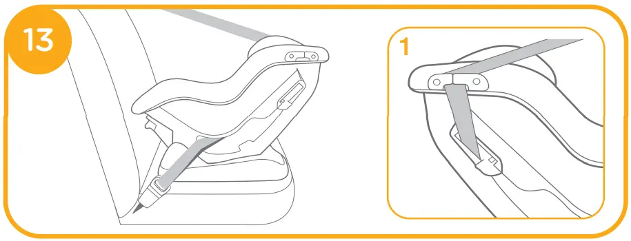 Joie Steadi R129 Enhanced Child Restraint Car Seat - pushed down