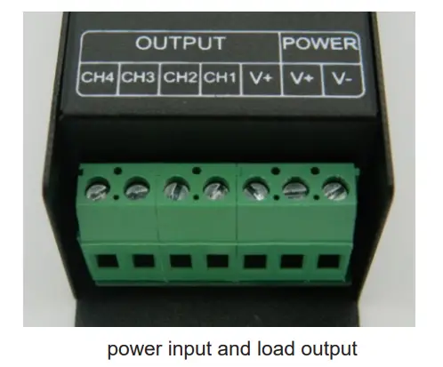 superbrightleds com DMX3-4CH-4A 4-Channel DMX512 Decoder - fig 2