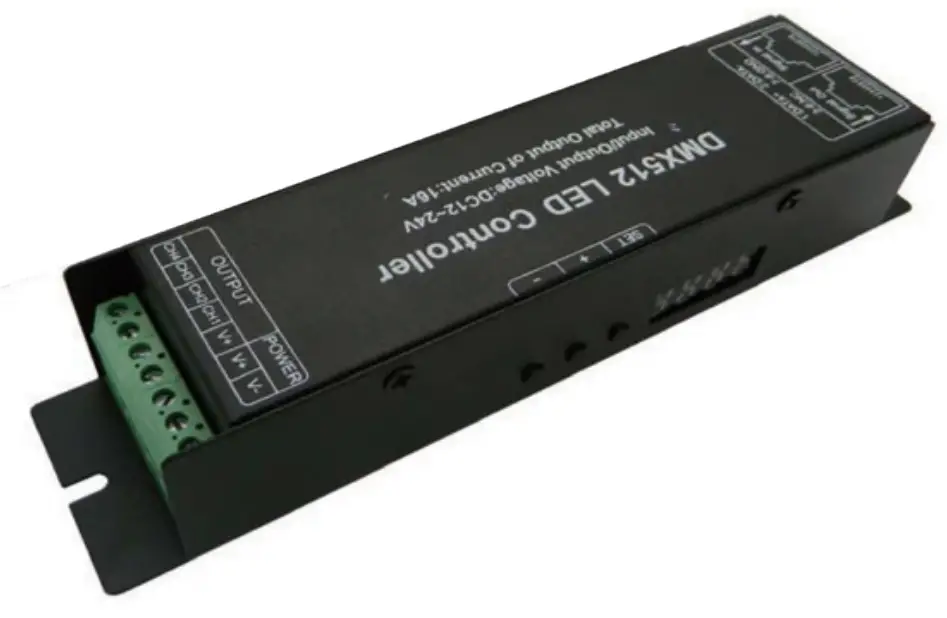 superbrightleds com DMX3-4CH-4A 4-Channel DMX512 Decoder