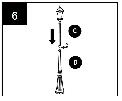 LUTEC-7199601012-Single-Head-1-Light-Black-Outdoor-Post-Lantern-Owner-FIG-9