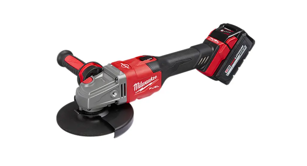 Milwaukee Braking Angle Grinder With Deadman Paddle Switch Owner's Manual