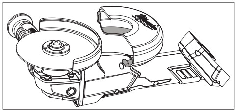 Milwaukee Braking Angle Grinder With Deadman Paddle Switch - remove,