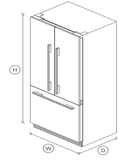 FISHER-PAYKEL-RS32A72J1-Integrated-French-Door-Refrigerator-Freezer-32-Inch-Ice-1