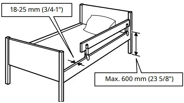 IKEA KRITTER Bed Frame - Figure 1