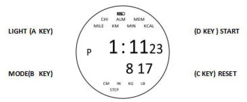 SKMEI 1469 Digital Watch 1