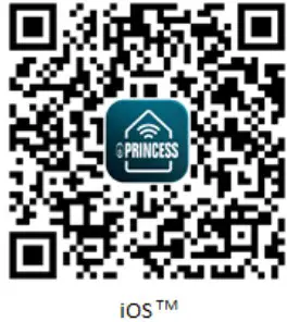 PRINCESS 01 358450 02 001 Smart DC Pedestal Fan - qr 1