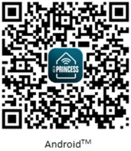 PRINCESS 01 358450 02 001 Smart DC Pedestal Fan - qr 2