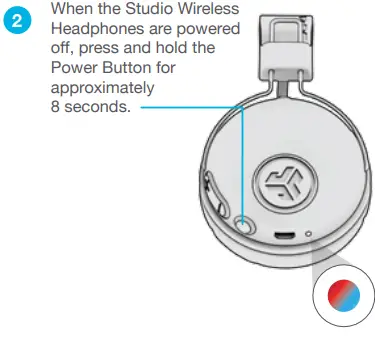 JLAB B08LMJS1TR Studio Wireless Over-Ear Headphones-2