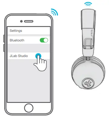 JLAB B08LMJS1TR Studio Wireless Over-Ear Headphones-3