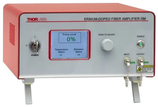 THORLABS EDFA300S and EDFA300P C-Band Erbium-Doped Fiber Amplifiers