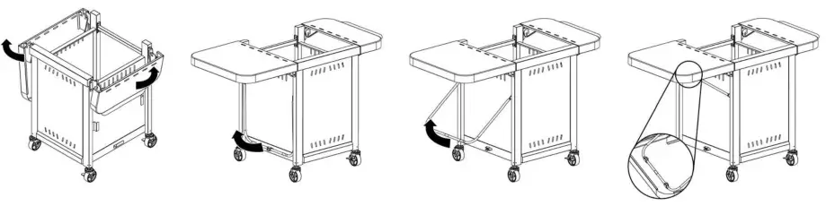 MR Pizza GOC1509MR Outdoor LP Gas Pizza Oven and Grill - 10