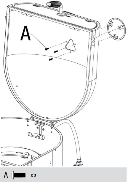 MR Pizza GOC1509MR Outdoor LP Gas Pizza Oven and Grill - 12