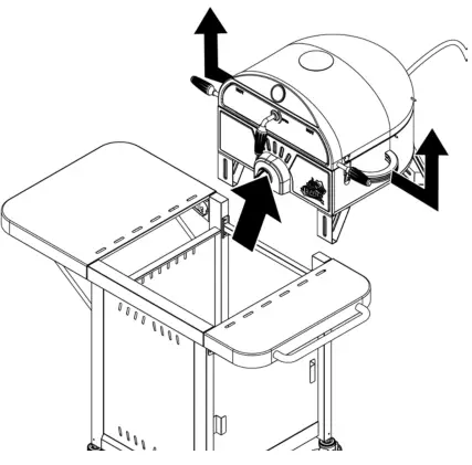 MR Pizza GOC1509MR Outdoor LP Gas Pizza Oven and Grill - 21