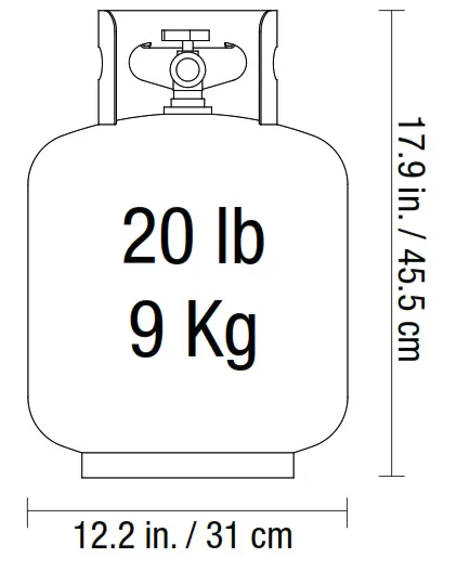 MR Pizza GOC1509MR Outdoor LP Gas Pizza Oven and Grill - 22