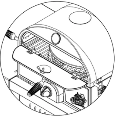 MR Pizza GOC1509MR Outdoor LP Gas Pizza Oven and Grill - 35