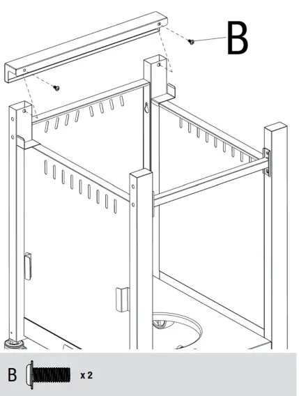 MR Pizza GOC1509MR Outdoor LP Gas Pizza Oven and Grill - 6