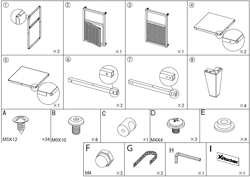 X-Rocker-Mesh-Tek-Bedside-Table-Storage-Cabinet-01