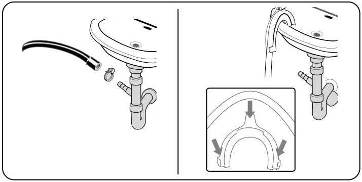 FINLUX FXA1 5100T Washing Machine - Connection