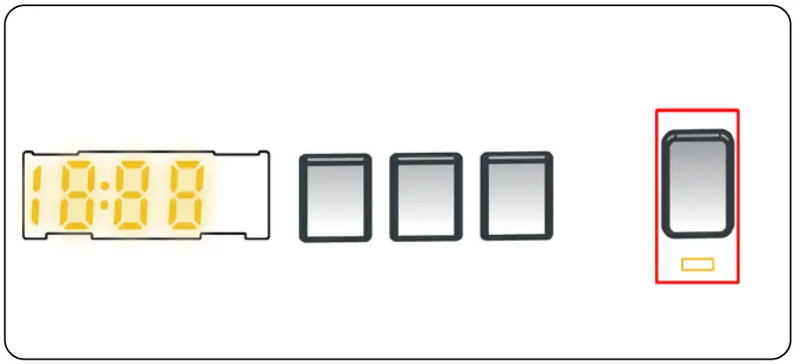 FINLUX FXA1 5100T Washing Machine - Pause button