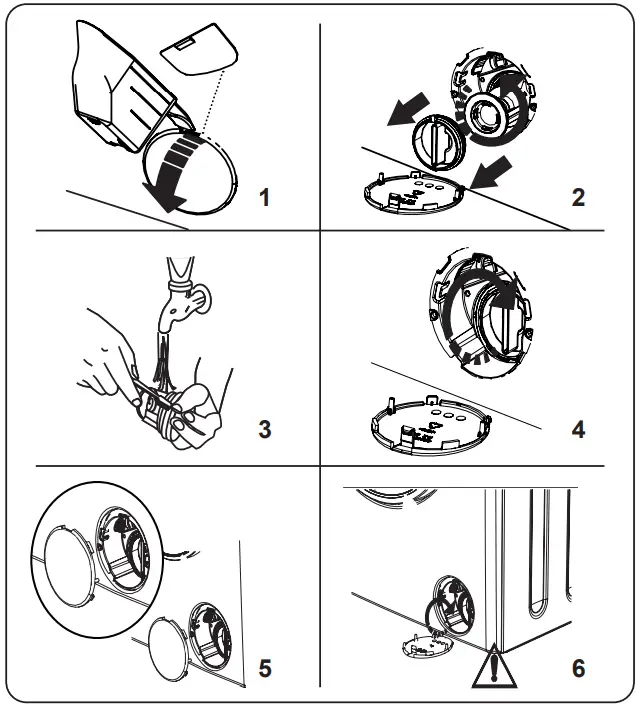 FINLUX FXA1 5100T Washing Machine - Pump Filter