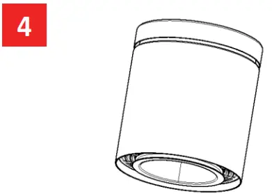 AcuityBrands LDN8 8 Inch LED Round Downlight - 12