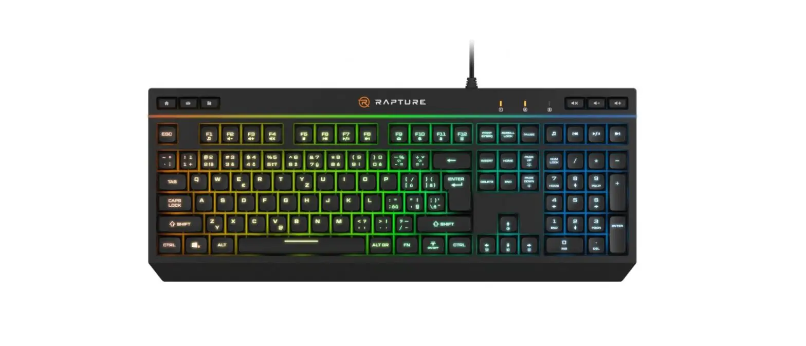 Rapture Rpt-gekc10rb X-ray Outemu Blue-pink Gaming Keyboard User Manual