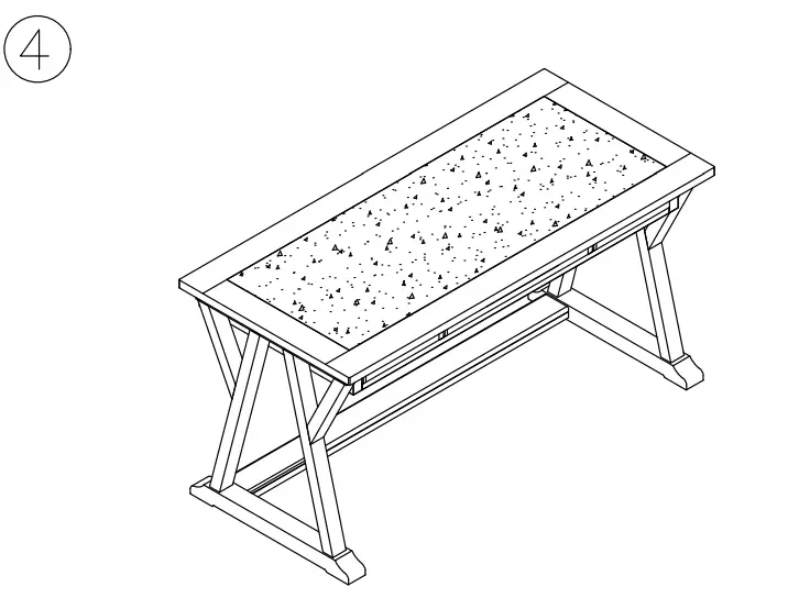 ASHLEY H642-44 Office Jonileene 60 Inch Home Office Desk - Figure 5