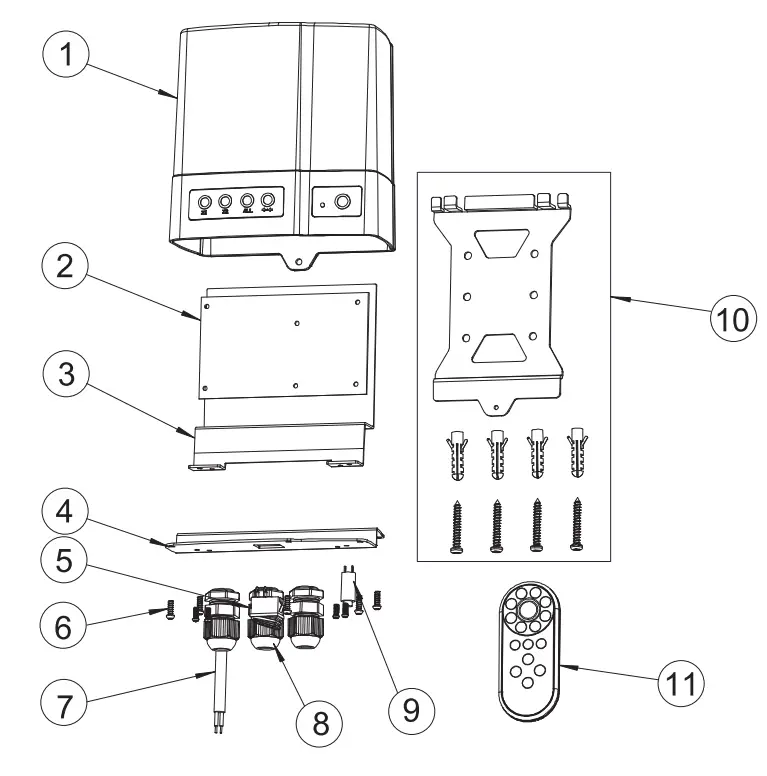 Emaux Color Touch Series Colortouch Control Box - Fig 10