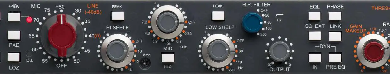 Heritage Audio BRITSTRIP Channel Strip with Diode Bridge Compressor (1)