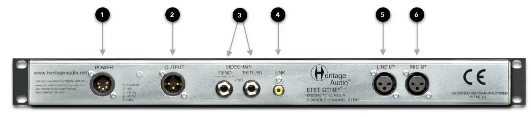 Heritage Audio BRITSTRIP Channel Strip with Diode Bridge Compressor (5)