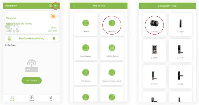 DatoHome Smart Lock L-B400 - FIG1