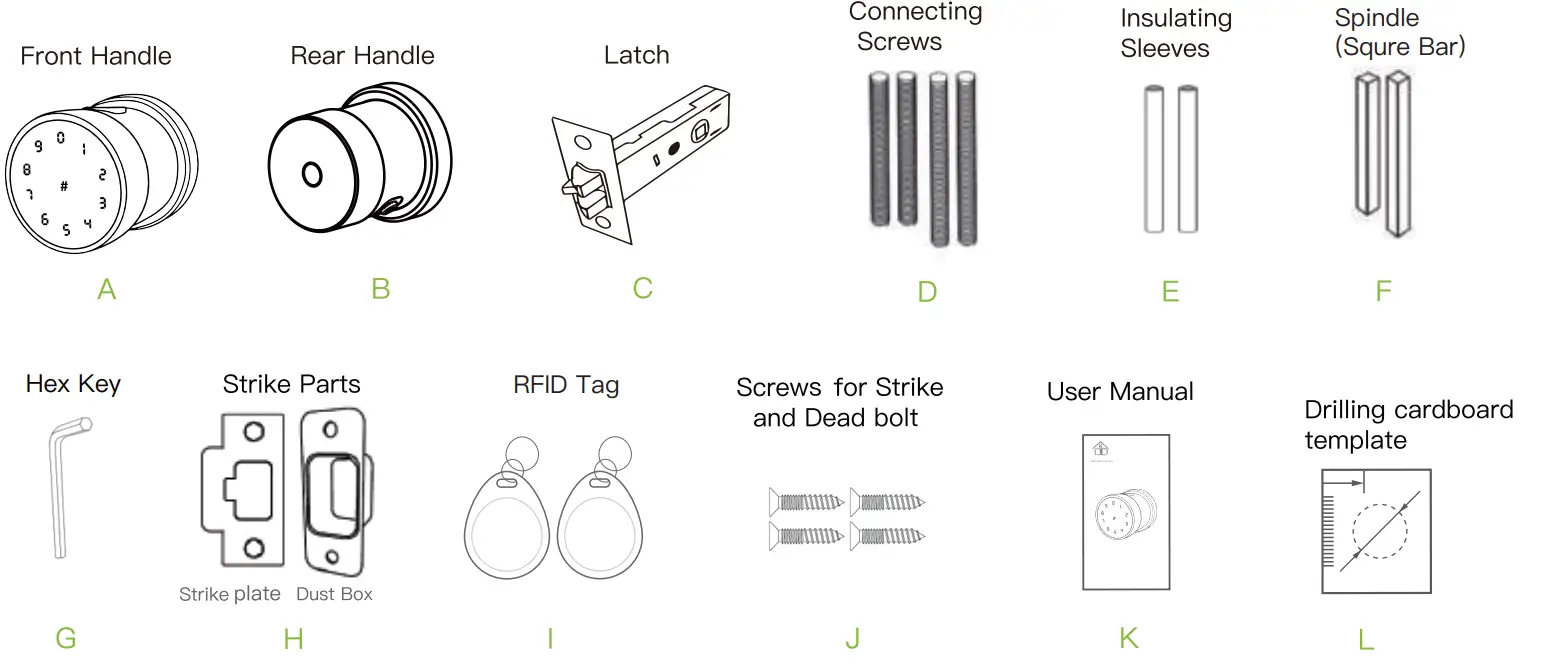 DatoHome Smart Lock L-B400 - installation