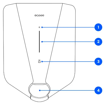 easee CHARGE Electric Vehicle Charger - 10