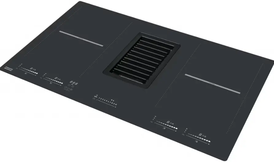 FRANKE MARIS FMA 839 HI Black Glass with Cast Iron Grid