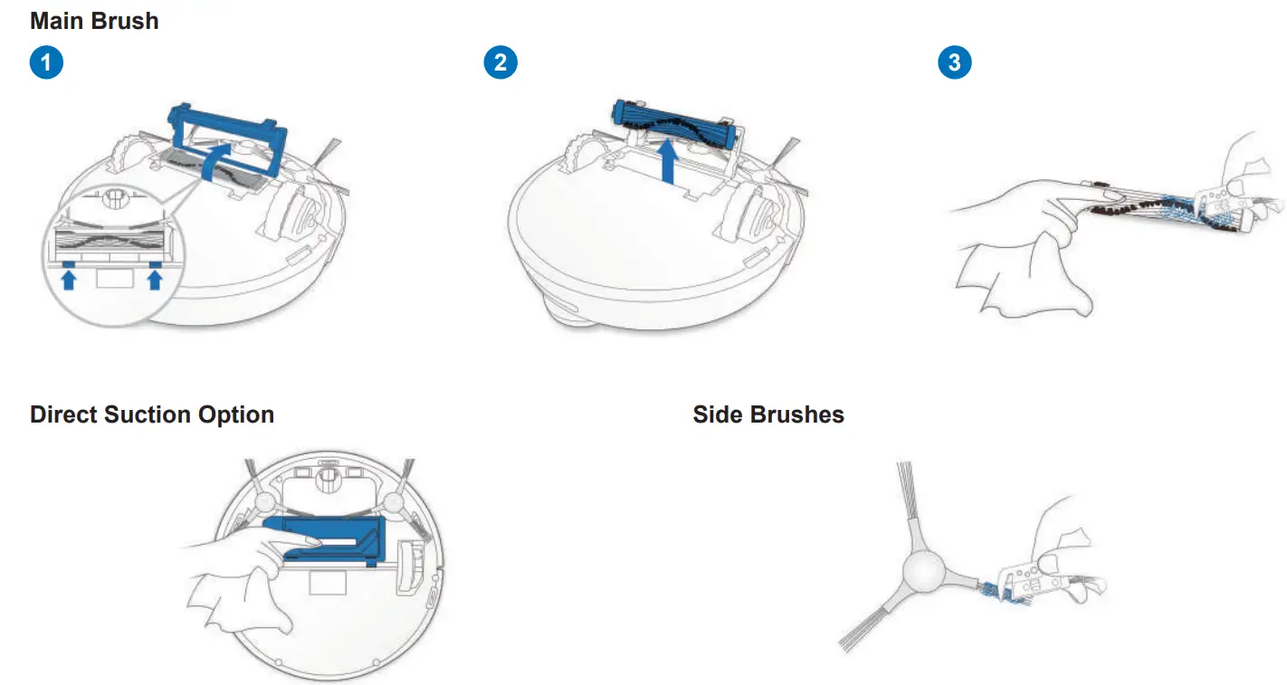 ECOVACS DEEBOT 900 Smart Robotic Vacuum - Main Brush 1