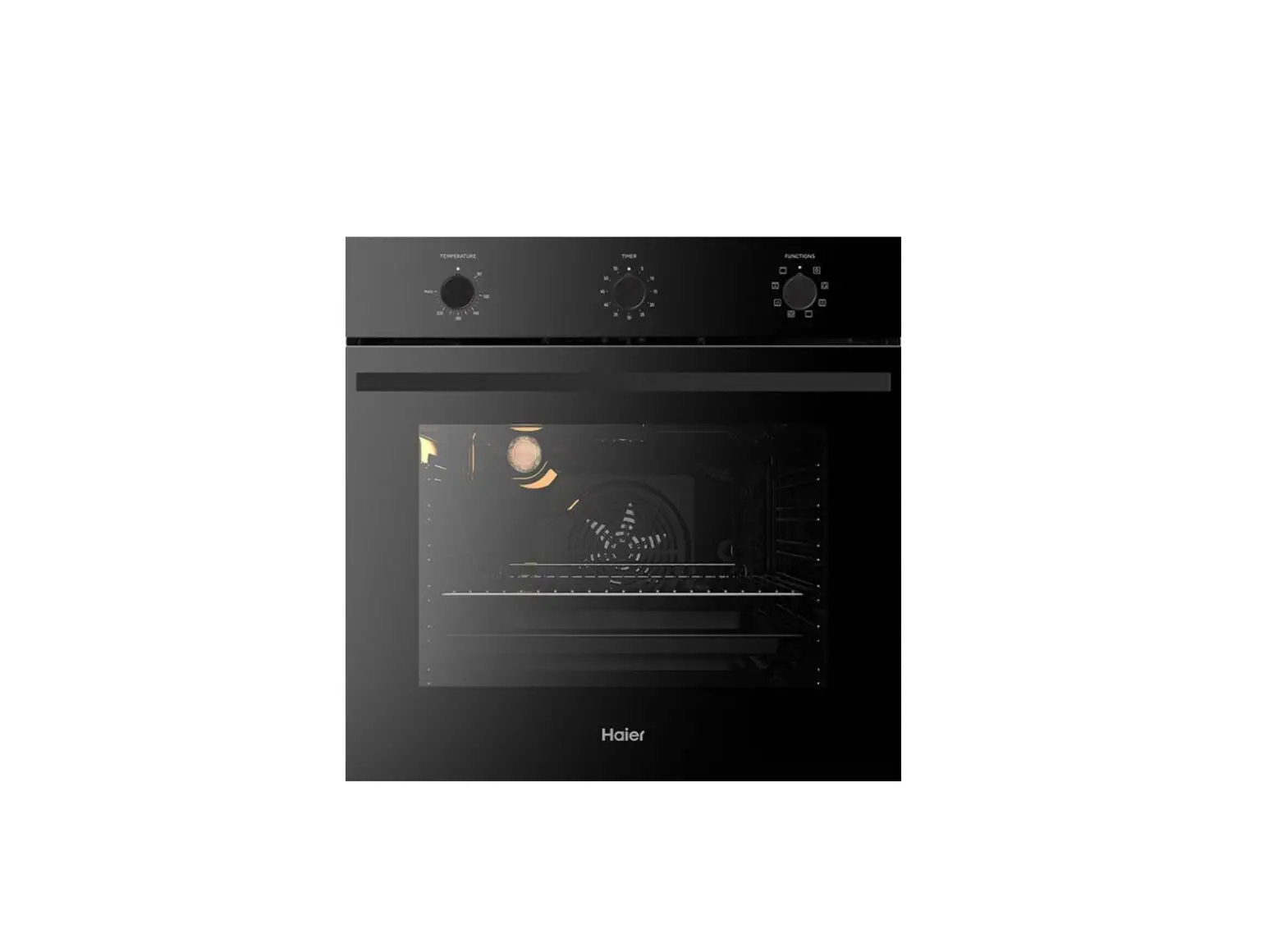 Haier Hwo60s7mb4 Oven, 60cm, 7 Function, Black User Guide