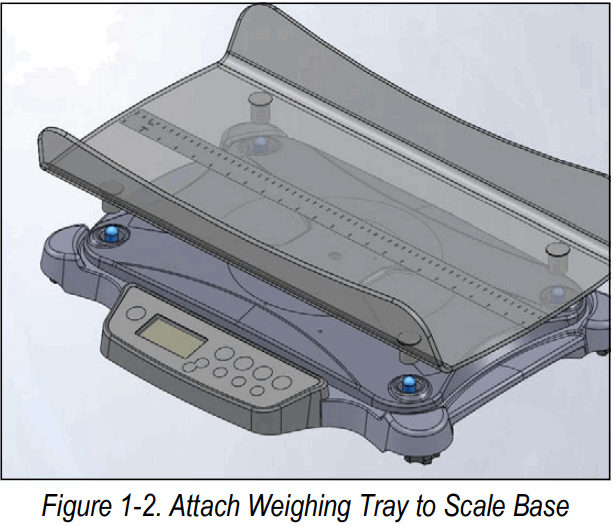 RICE LAKE 650101 Neonatal Scale - base assembly