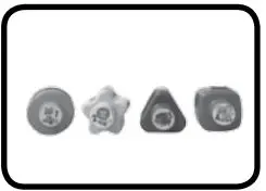 vtech 3417765374036 Sort & Discover Car User Guide - Four Different Shape Sorting Pieces