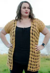 LION BRAND NUBOO Lace Summer Cardigan M20324 NUB