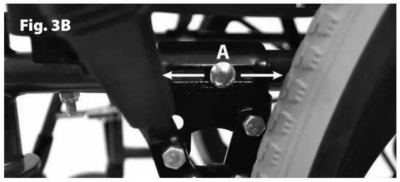 aidapt SGLY00100818A Deluxe Self Propelled Steel Transit Chair - fig 3b