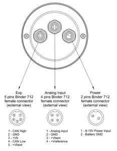 AIM IBTS M Infrared Temperature System - Temperature System pinout