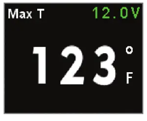 AIM IBTS M Infrared Temperature System - temperature value