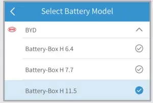 GoodWe BT Series - battery mode