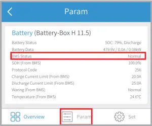 GoodWe BT Series - battery mode2